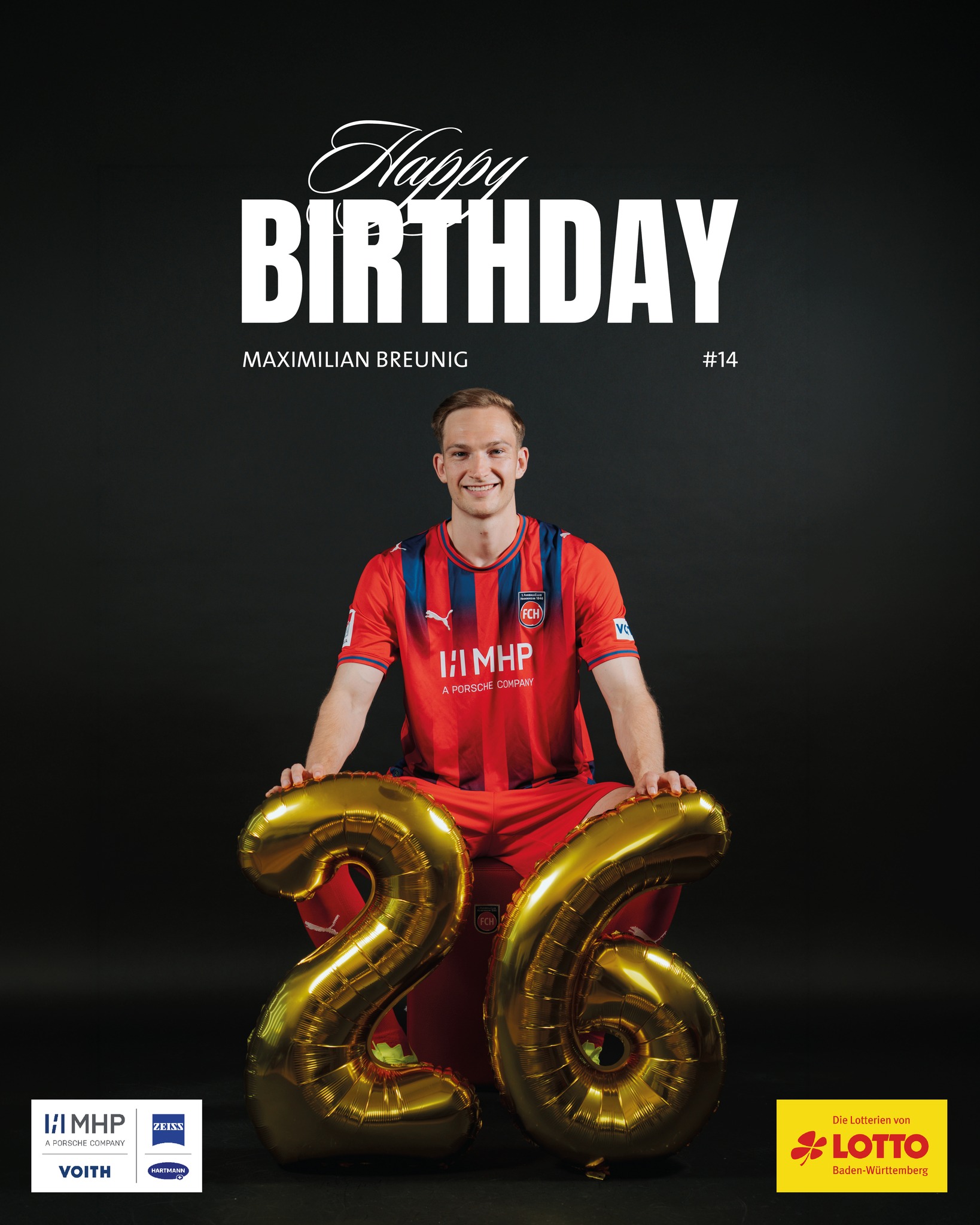Herzlichen Glückwunsch zum Geburtstag, Maxi! 🎈
🔴🔵 @lottobw