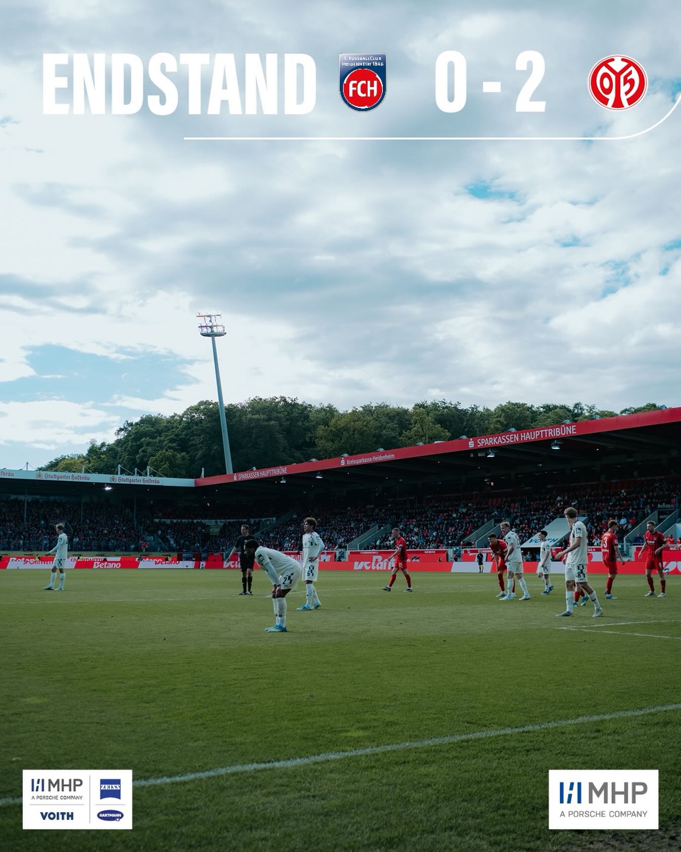 Es hat leider nicht gereicht… 
Danke für Euren unglaublichen Support in dieser Saison! 
🔴🔵 #FCHM0...