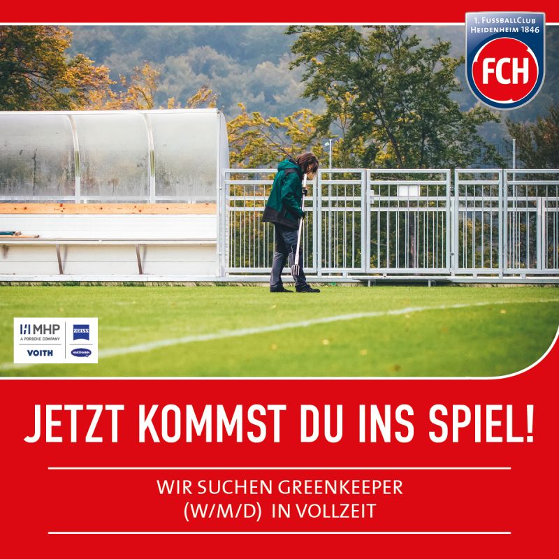 Du interessierst Dich für die Pflege unserer Sportanlagen und möchtest Dich an der Vorbereitung d...