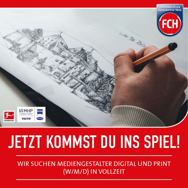 Du liebst Grafikdesign und Fußball? ⚽🎨
Dann werde Teil unseres Teams als Mediengestalter (w/m/d) ...