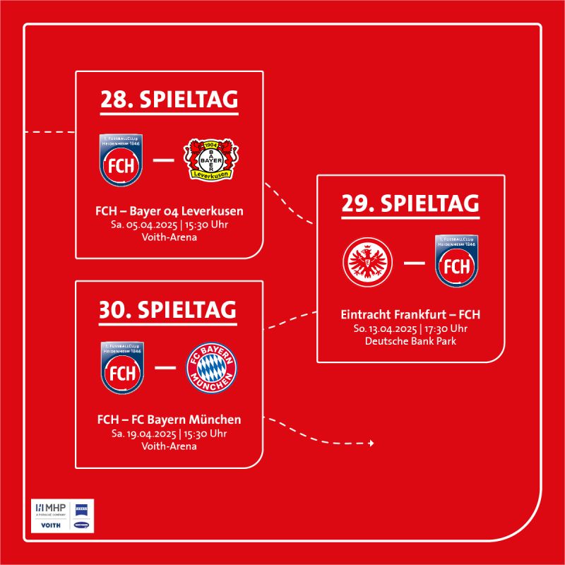 VORMERKEN: Unsere Duelle gegen die Top-3 der Liga sind zeitgenau terminiert❗️

🔴🔵 #NurDerFCH 